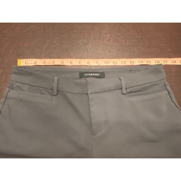 Liverpool Women’s Dress Pants Gray Size 10/30 Straight Leg Stretch Work Career - Picture 3 of 8